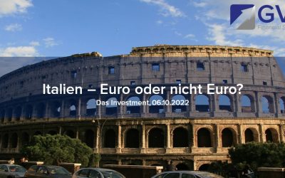 Sorgt Italien für das Aus des Euro?