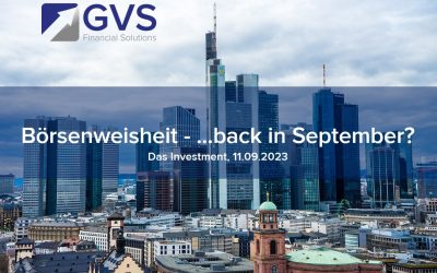 Börse – remember to come back in September?